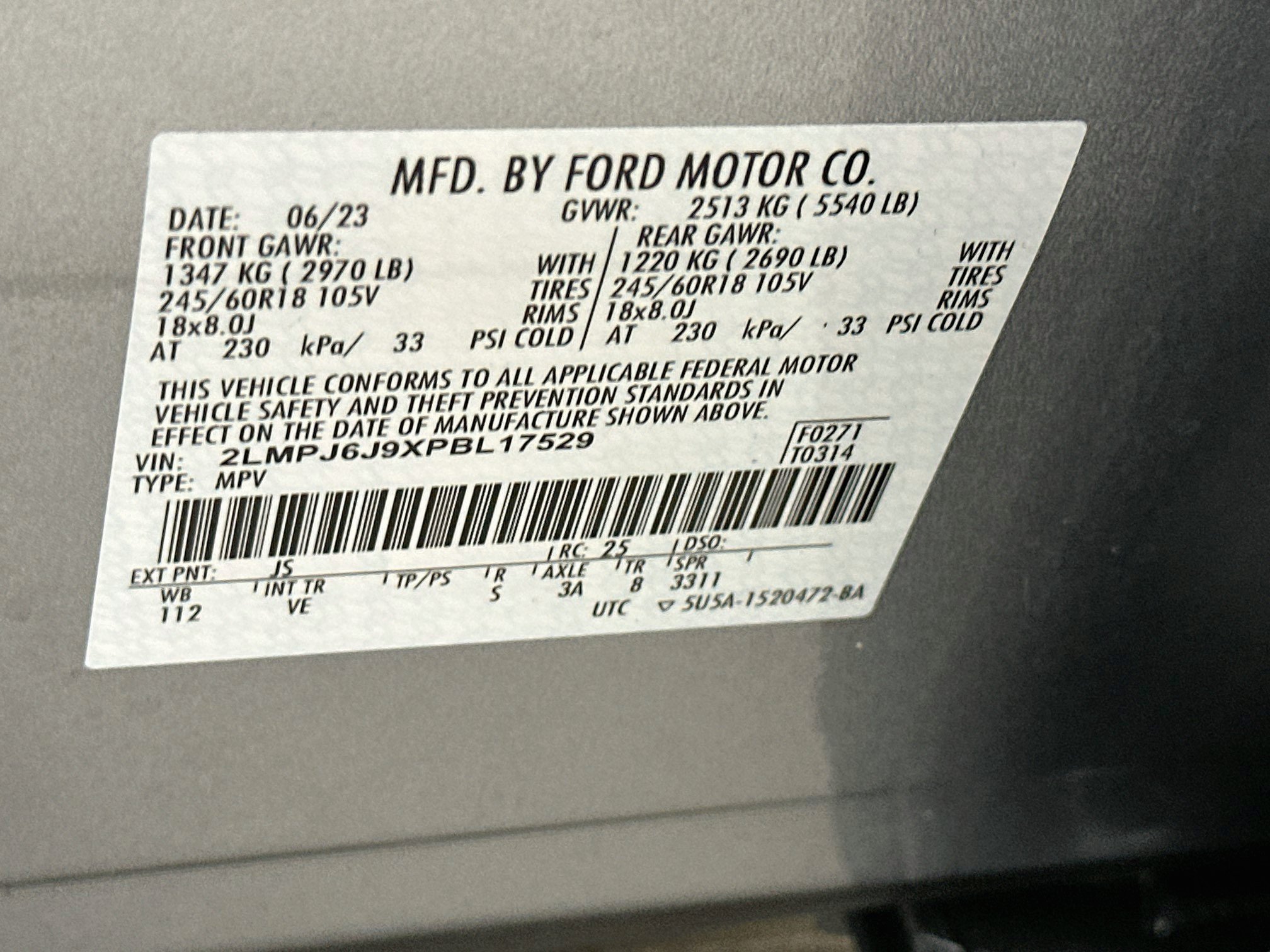 Used 2023 Lincoln Nautilus FWD w/ Premium Package image 12