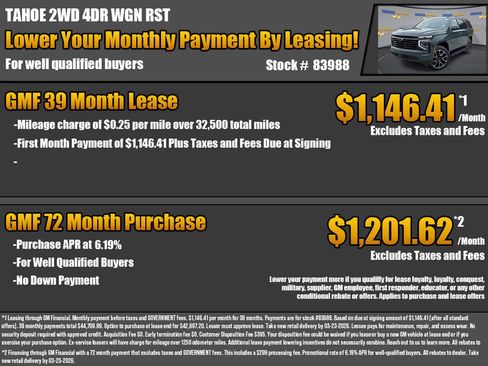 New 2026 Chevrolet Tahoe RST w/ Comfort Package image 2