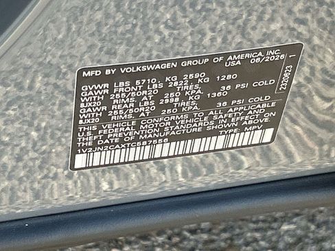 New 2026 Volkswagen Atlas SE FWD image 28
