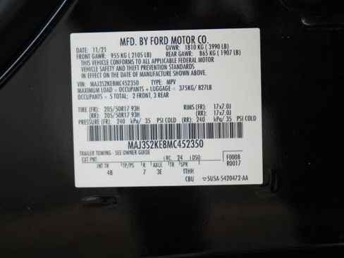 Used 2021 Ford EcoSport Titanium image 59