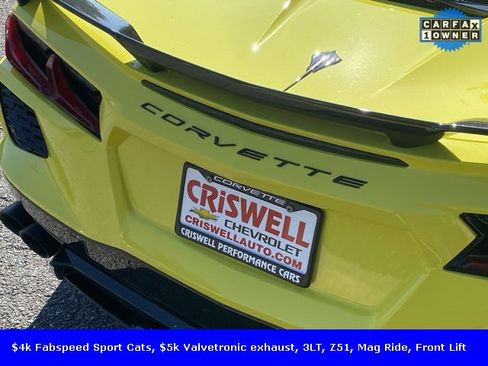 Used 2022 Chevrolet Corvette Stingray Premium Conv w/ Z51 Performance Package image 7