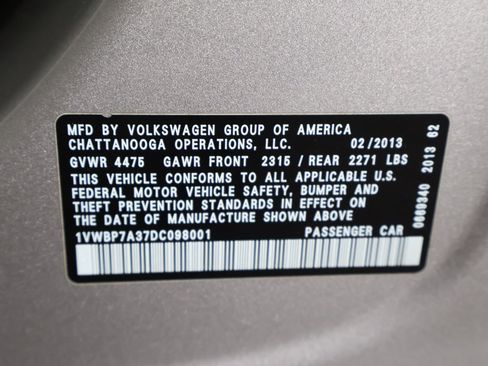 Used 2013 Volkswagen Passat 2.5 SE image 44