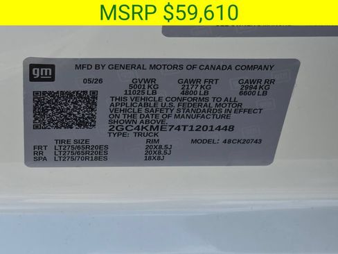 New 2026 Chevrolet Silverado 2500 Custom w/ Custom Value Package AWD/4WD image 43