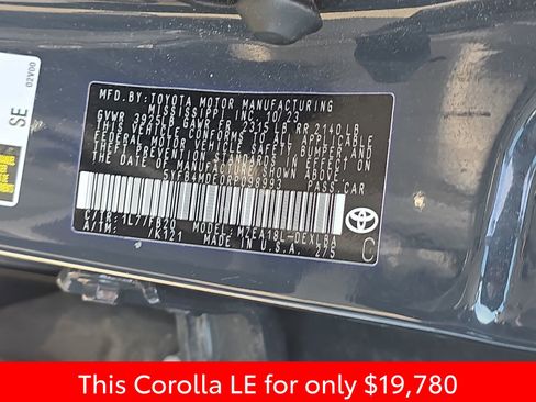 Used 2024 Toyota Corolla LE FWD image 39