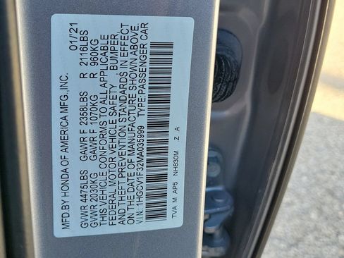 Used 2021 Honda Accord Sport image 35