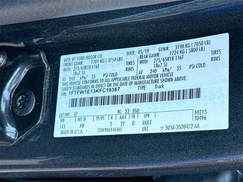 Used 2019 Ford F150 Lariat w/ Trailer Tow Package image 36