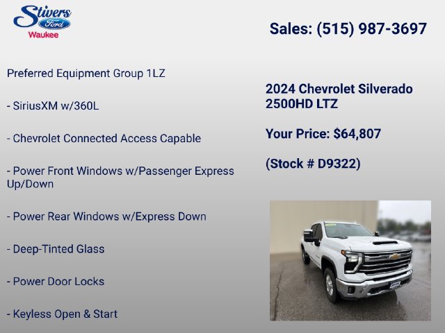 Used 2024 Chevrolet Silverado 2500 LTZ AWD/4WD image 8