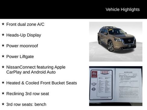 Used 2024 Nissan Pathfinder Platinum w/ Cargo Package image 12