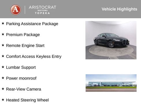 Used 2024 BMW 430i xDrive Coupe w/ Premium Package image 2