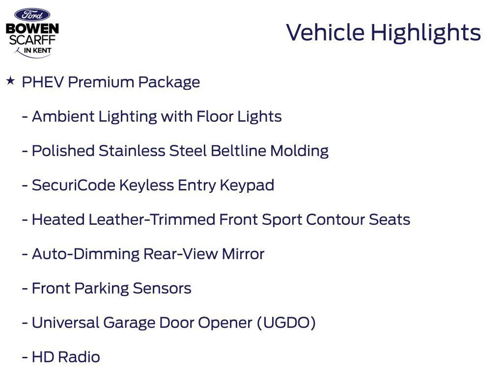 Used 2023 Ford Escape SE w/ PHEV Premium Package FWD image 3
