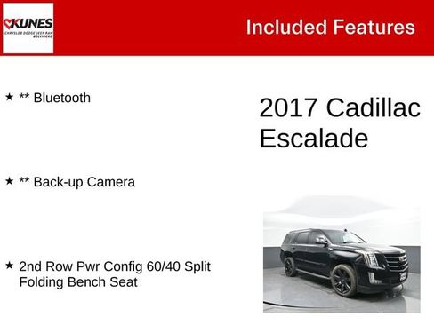 Used 2017 Cadillac Escalade Luxury AWD/4WD image 3