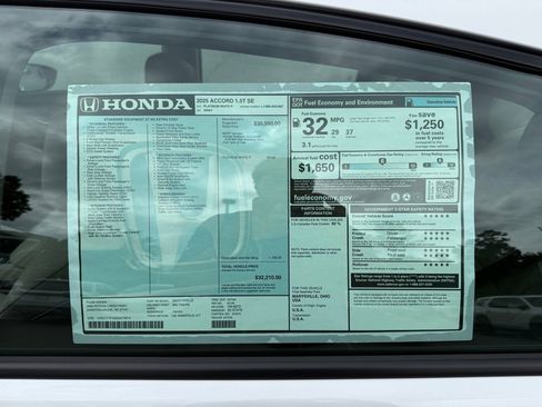 New 2025 Honda Accord SE image 33