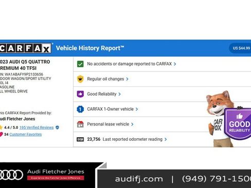 Used 2023 Audi Q5 2.0T Premium w/ Convenience Package image 2