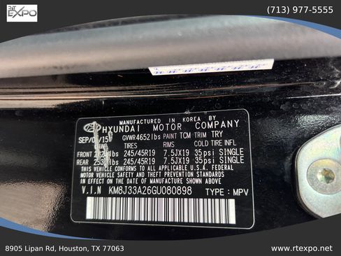 Used 2016 Hyundai Tucson Limited w/ Option Group 03 image 44