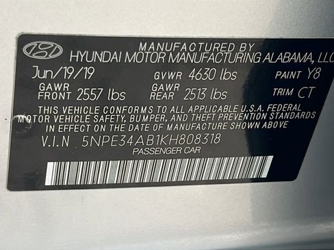 Used 2019 Hyundai Sonata Limited w/ Cargo Package FWD image 30