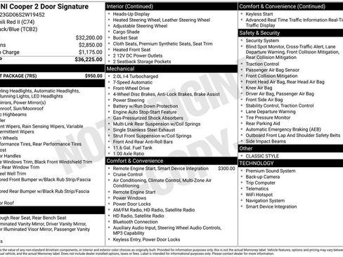 Certified 2025 MINI Cooper S FWD image 35