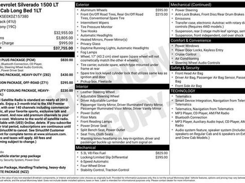 Used 2013 Chevrolet Silverado 1500 LT w/ Interior Plus Package AWD/4WD image 20