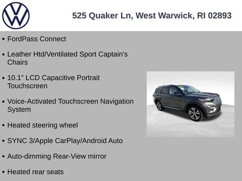 Used 2020 Ford Explorer Platinum w/ Premium Technology Package image 24