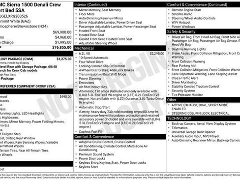 Used 2024 GMC Sierra 1500 Denali w/ Technology Package AWD/4WD image 19