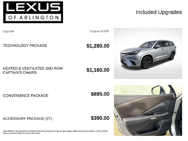Used 2026 Lexus TX 350 AWD w/ Technology Package image 4