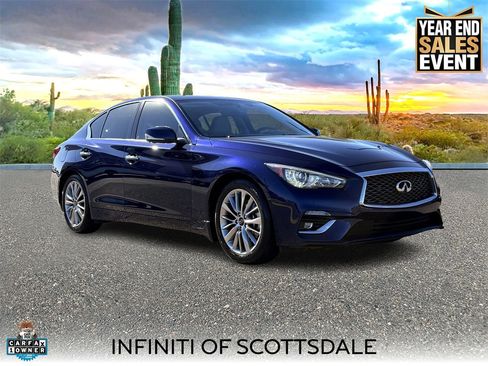 Used 2023 INFINITI Q50 Luxe w/ Cargo Package image 1