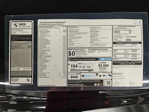 Used 2025 BMW i4 eDrive40 w/ Parking Assistance Package RWD image 17