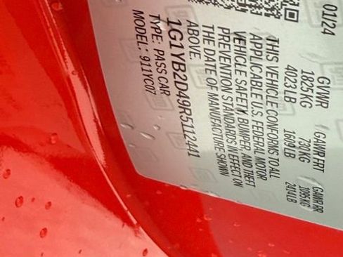 Used 2024 Chevrolet Corvette Stingray Preferred Cpe image 36