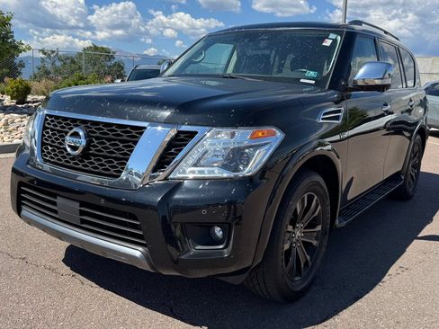 Used 2019 Nissan Armada Platinum w/ Captain's Chairs Package AWD/4WD image 3