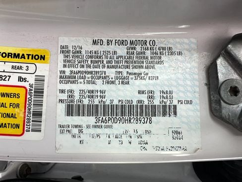 Used 2017 Ford Fusion Titanium AWD/4WD image 47