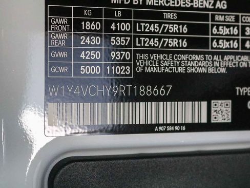 New 2024 Mercedes-Benz eSprinter 170 Cargo image 27