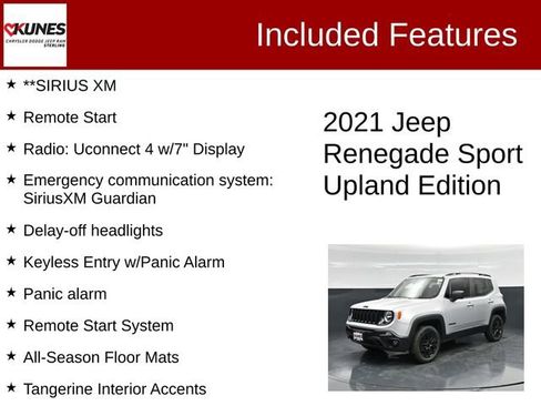 Used 2021 Jeep Renegade Sport image 3