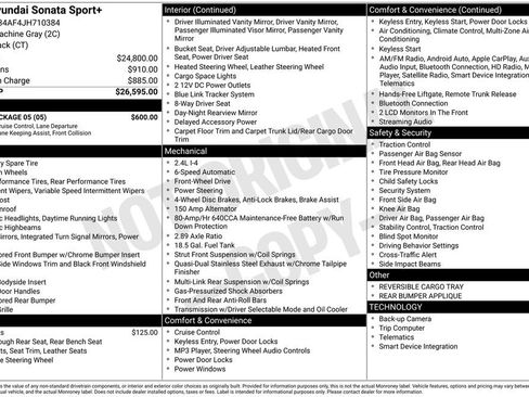 Used 2018 Hyundai Sonata Sport w/ Tech Package 05 image 10