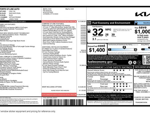 Used 2023 Kia Forte GT-Line w/ GT-Line Premium Package image 2