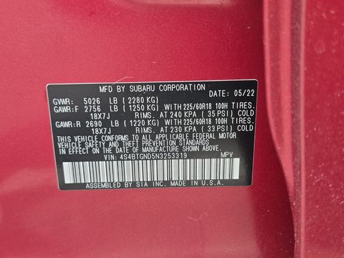 Used 2022 Subaru Outback Limited XT AWD/4WD image 35