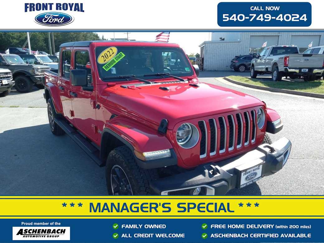 Used 2022 Jeep Gladiator Overland w/ Popular Equipment Package AWD/4WD image 1
