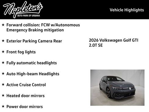 New 2026 Volkswagen GTI SE image 16