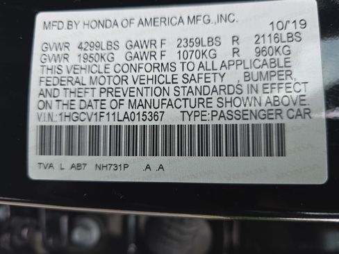 Used 2020 Honda Accord LX image 36