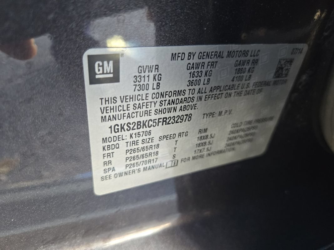 Used 2015 GMC Yukon SLT AWD/4WD image 32