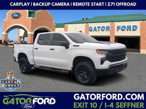 Used 2024 Chevrolet Silverado 1500 Custom Trail Boss w/ LPO, Dark Essentials Package image 1