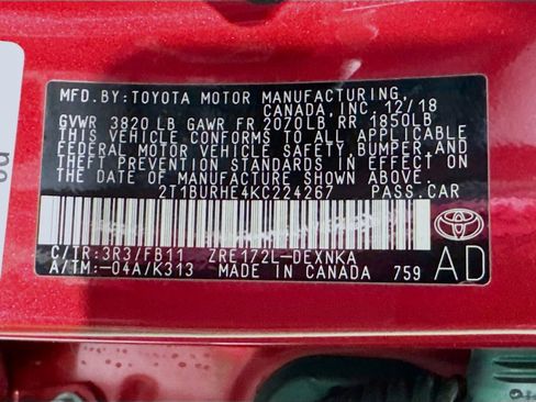 Used 2019 Toyota Corolla LE FWD image 24