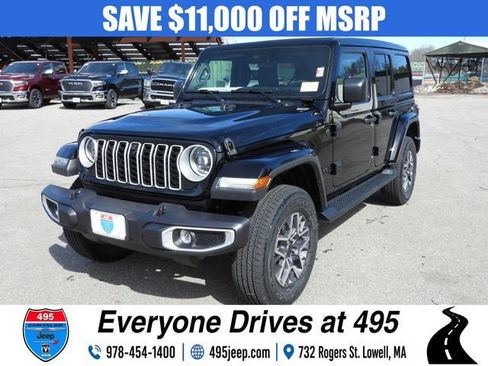 New 2025 Jeep Wrangler Unlimited Sahara w/ Technology Group AWD/4WD image 1