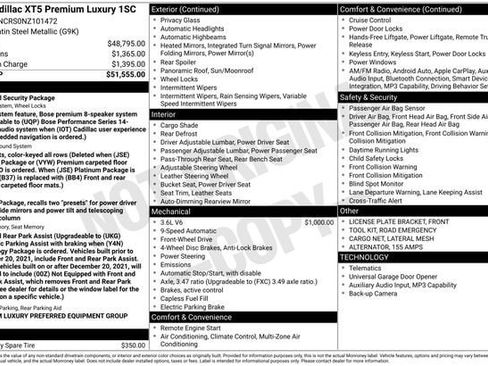 Certified 2022 Cadillac XT5 Premium Luxury image 32