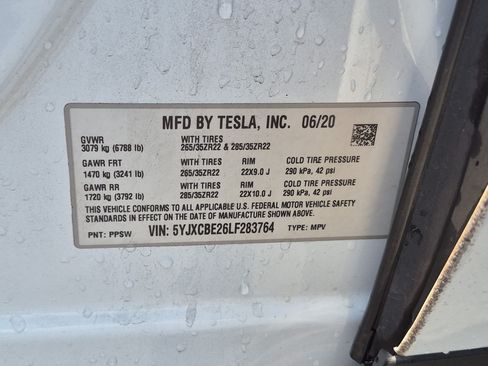 Used 2020 Tesla Model X Long Range AWD/4WD image 32