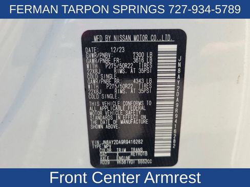 Used 2024 Nissan Armada Platinum w/ Captain's Chairs Package image 24