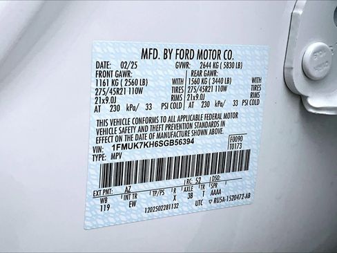 Certified 2025 Ford Explorer ST-Line w/ Premium Package image 34