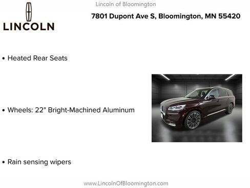 Certified 2023 Lincoln Aviator Black Label w/ Dynamic Handling Package AWD/4WD image 9