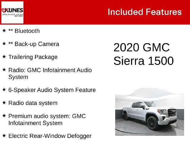 Used 2020 GMC Sierra 1500 Elevation w/ Elevation Value Package AWD/4WD image 3