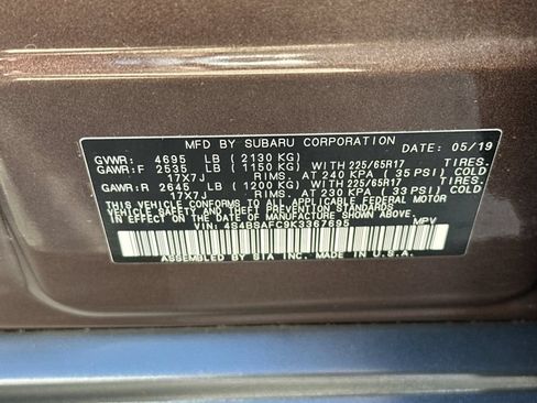 Used 2019 Subaru Outback 2.5i Premium AWD/4WD image 27