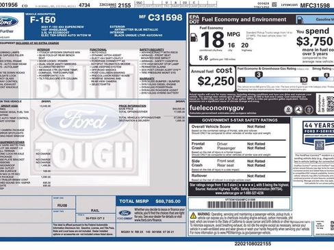 Used 2021 Ford F150 Tremor w/ Equipment Group 402A High AWD/4WD image 26