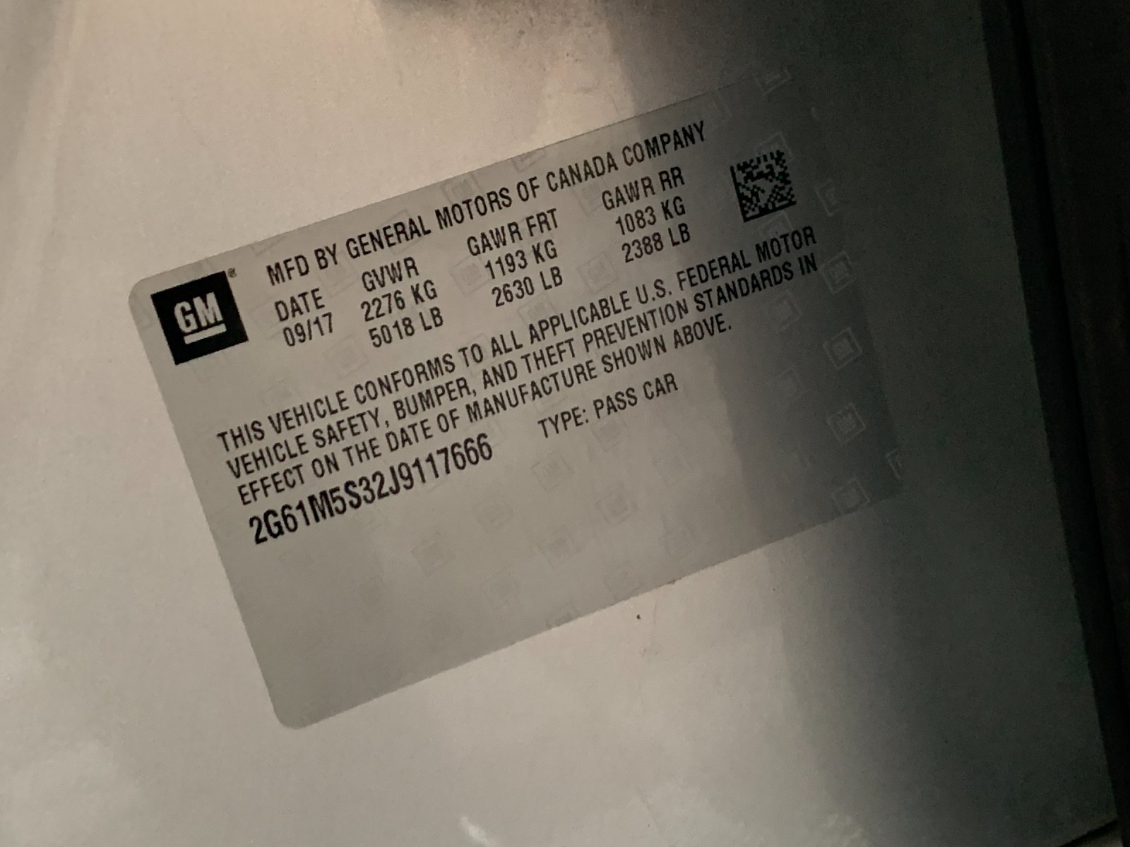 Used 2018 Cadillac XTS Luxury FWD image 12